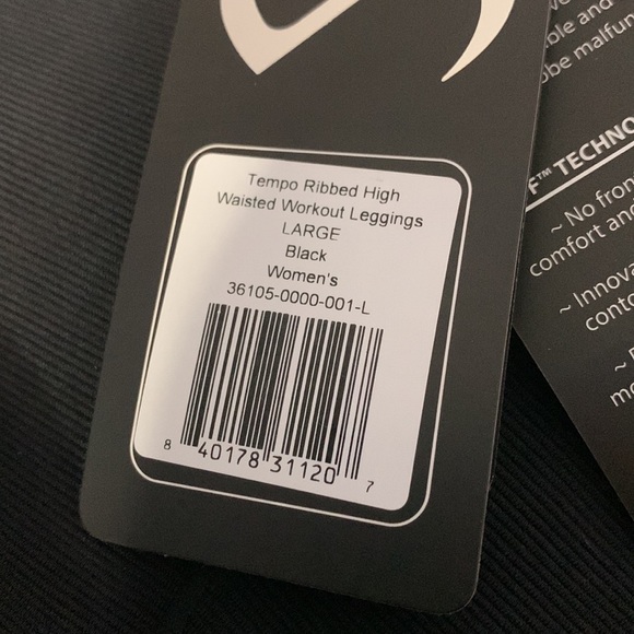 TLF NEW BLACK WORKOUT LEGGINGS - Picture 4 of 4